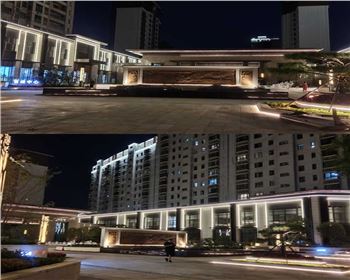 辰宮地產(chǎn)辰宮雙河灣亮化設計施工項目